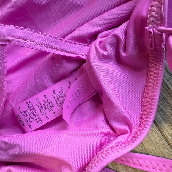 SKIMS Recycled Swim Cami One Piece Swimsuit in Neon Orchid | Medium - Picture 7 of 7